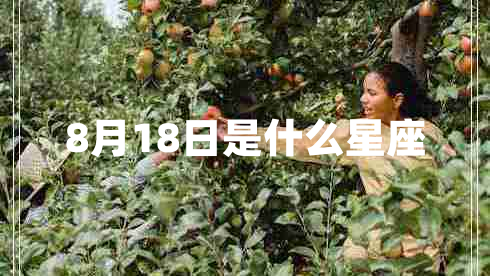 8月18日是什么星座