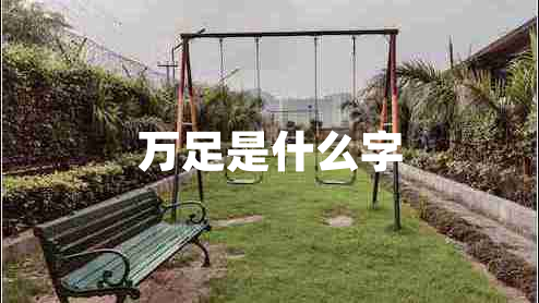 萬(wàn)足是什么字