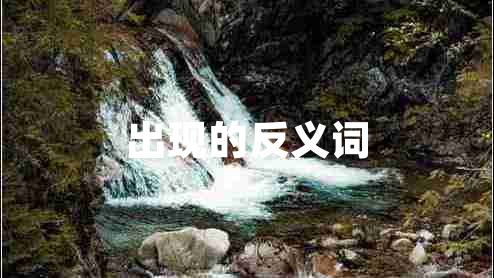出現的反義詞