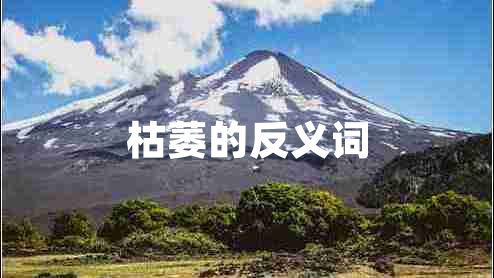 枯萎的反義詞