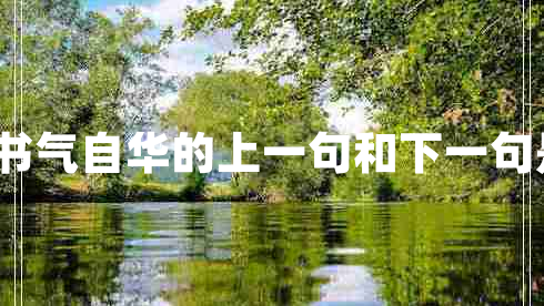 腹有詩(shī)書(shū)氣自華的上一句和下一句是什么?