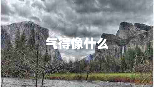 氣得像什么