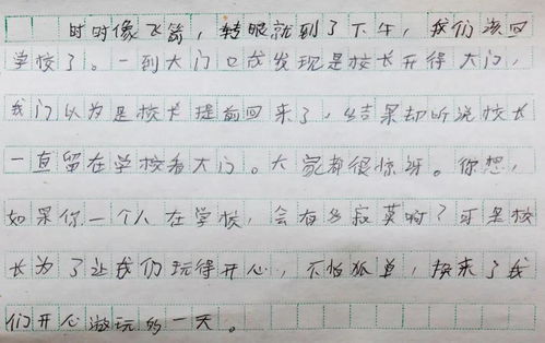 在校園里最開心的一件事作文