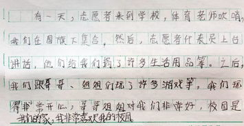 美麗校園有你有我作文