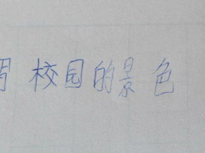 校園的美作文350字