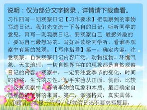 觀(guān)察校園作文三級上冊