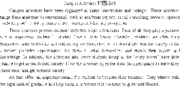 收益的校園活動(dòng)英語(yǔ)作文