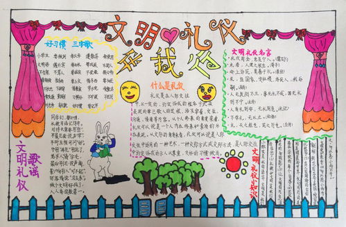 手抄報之文明校園的作文200字
