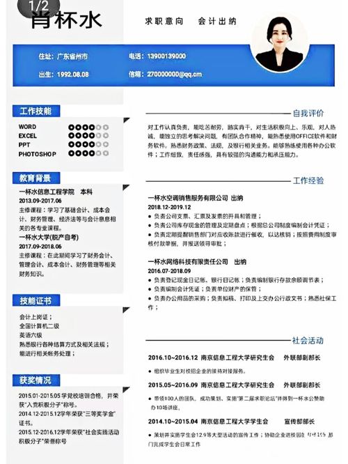 簡歷書寫注意事項(xiàng)