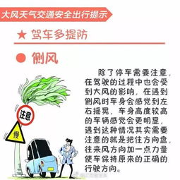 大風(fēng),行人,注意事項