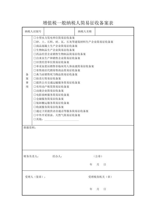 簡(jiǎn)易征收還需要在主管稅務(wù)局備案嗎？