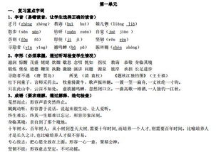 五級上冊基礎知識點(diǎn)歸納