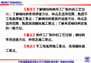鋼結構設計面試基礎知識