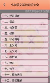 語(yǔ)文基礎(chǔ)知識(shí)大全軟件