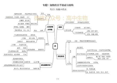 細(xì)胞的物質(zhì)基礎(chǔ)知識(shí)框架圖