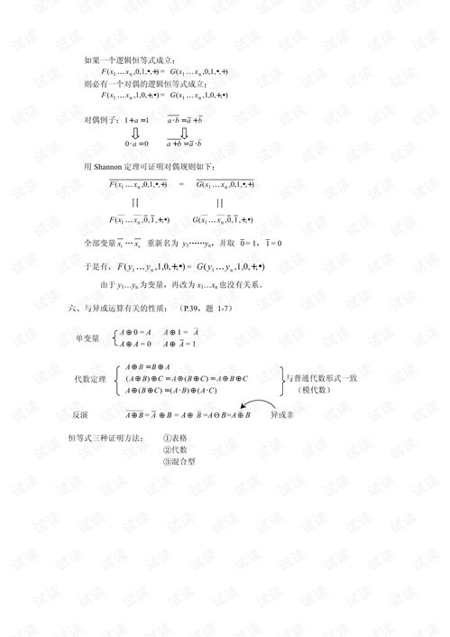 數字電路基礎基本知識點(diǎn)