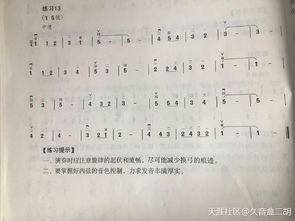 二胡初學(xué)手指基礎教學(xué)示范知識
