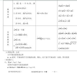 向量基礎知識點(diǎn)總結PPT